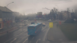 Křižovatka ulic Komenského a Velké Novosady