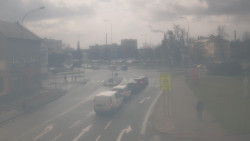 Křižovatka ulic Komenského a Velké Novosady