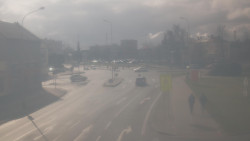 Křižovatka ulic Komenského a Velké Novosady