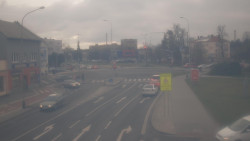 Křižovatka ulic Komenského a Velké Novosady