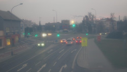 Křižovatka ulic Komenského a Velké Novosady