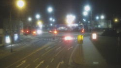 Křižovatka ulic Komenského a Velké Novosady