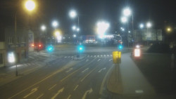 Křižovatka ulic Komenského a Velké Novosady