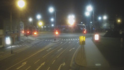 Křižovatka ulic Komenského a Velké Novosady