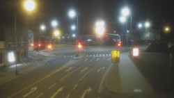 Křižovatka ulic Komenského a Velké Novosady