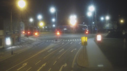 Křižovatka ulic Komenského a Velké Novosady