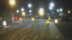 Křižovatka ulic Komenského a Velké Novosady