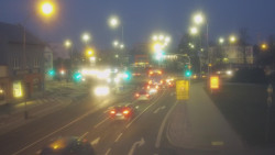 Křižovatka ulic Komenského a Velké Novosady