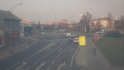 Křižovatka ulic Komenského a Velké Novosady