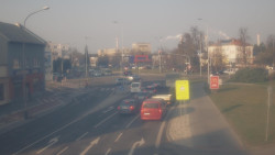 Křižovatka ulic Komenského a Velké Novosady