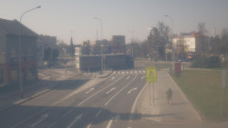 Křižovatka ulic Komenského a Velké Novosady