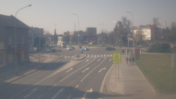 Křižovatka ulic Komenského a Velké Novosady