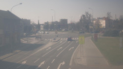 Křižovatka ulic Komenského a Velké Novosady