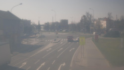 Křižovatka ulic Komenského a Velké Novosady