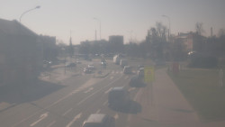 Křižovatka ulic Komenského a Velké Novosady