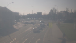 Křižovatka ulic Komenského a Velké Novosady