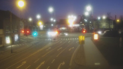 Křižovatka ulic Komenského a Velké Novosady