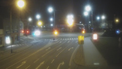 Křižovatka ulic Komenského a Velké Novosady