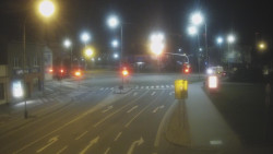 Křižovatka ulic Komenského a Velké Novosady