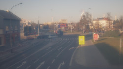 Křižovatka ulic Komenského a Velké Novosady