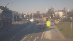 Křižovatka ulic Komenského a Velké Novosady