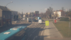 Křižovatka ulic Komenského a Velké Novosady