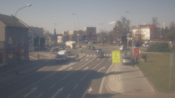 Křižovatka ulic Komenského a Velké Novosady