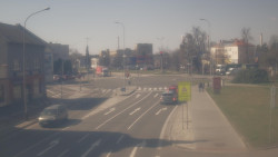 Křižovatka ulic Komenského a Velké Novosady