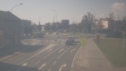 Křižovatka ulic Komenského a Velké Novosady