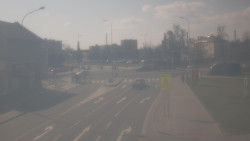 Křižovatka ulic Komenského a Velké Novosady