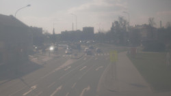 Křižovatka ulic Komenského a Velké Novosady