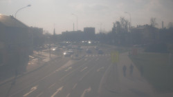 Křižovatka ulic Komenského a Velké Novosady