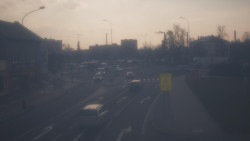 Křižovatka ulic Komenského a Velké Novosady