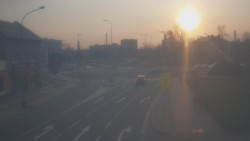 Křižovatka ulic Komenského a Velké Novosady