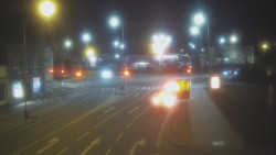 Křižovatka ulic Komenského a Velké Novosady