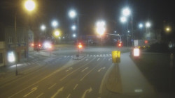 Křižovatka ulic Komenského a Velké Novosady