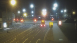 Křižovatka ulic Komenského a Velké Novosady