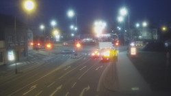 Křižovatka ulic Komenského a Velké Novosady