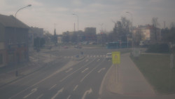 Křižovatka ulic Komenského a Velké Novosady