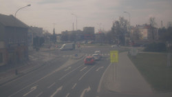 Křižovatka ulic Komenského a Velké Novosady