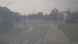 Křižovatka ulic Komenského a Velké Novosady