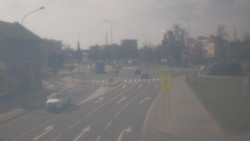 Křižovatka ulic Komenského a Velké Novosady