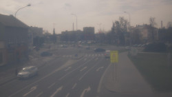 Křižovatka ulic Komenského a Velké Novosady