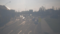 Křižovatka ulic Komenského a Velké Novosady