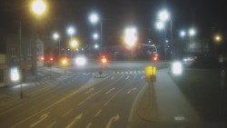 Křižovatka ulic Komenského a Velké Novosady