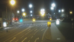 Křižovatka ulic Komenského a Velké Novosady