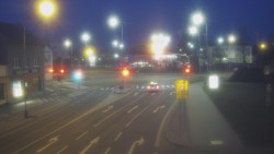 Křižovatka ulic Komenského a Velké Novosady