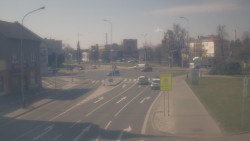 Křižovatka ulic Komenského a Velké Novosady