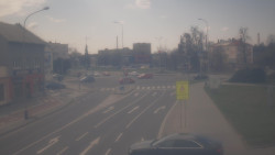 Křižovatka ulic Komenského a Velké Novosady