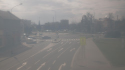 Křižovatka ulic Komenského a Velké Novosady